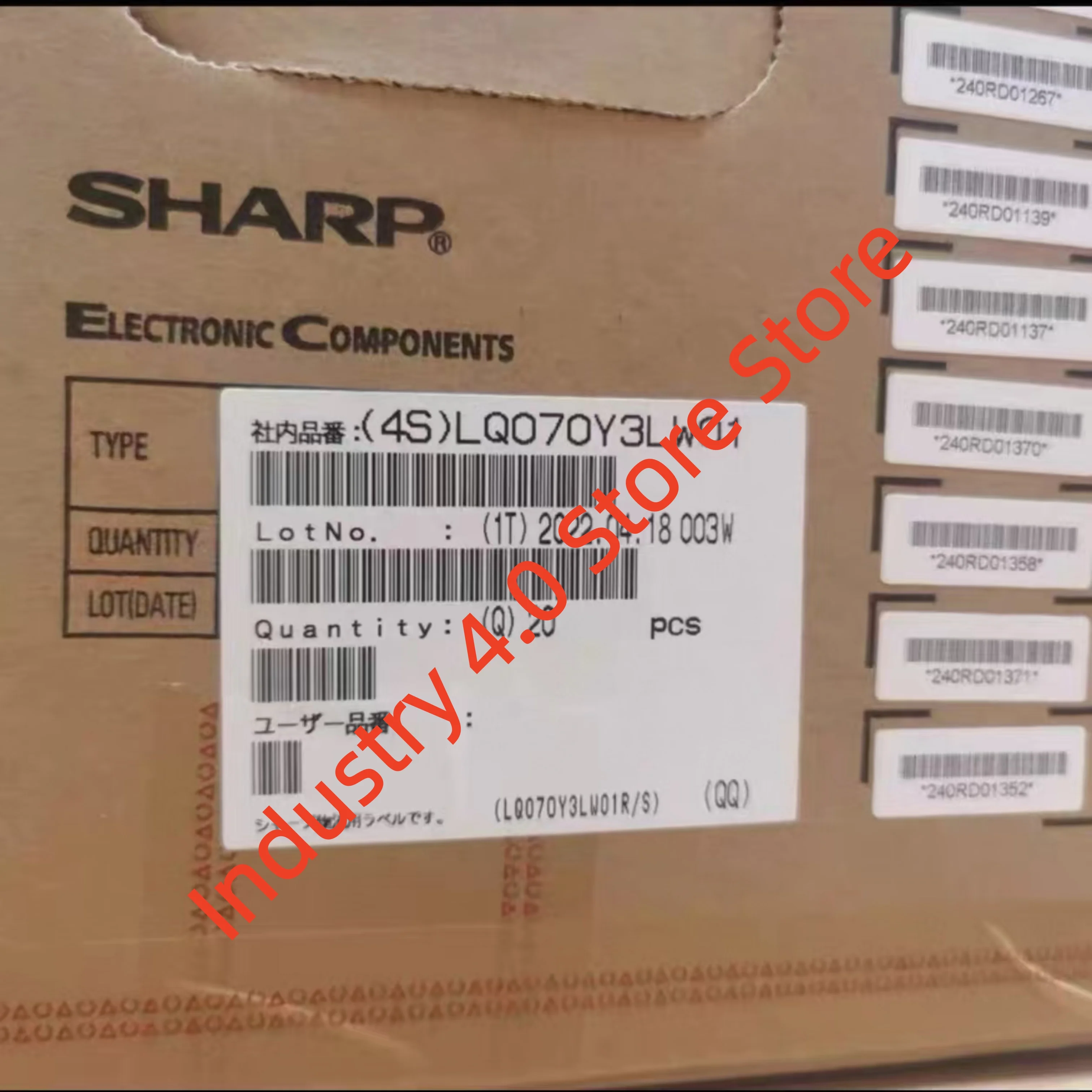 LQ070Y3LW01 Liquid crystal display (LCD) screen brand new   LQ075V3DG01