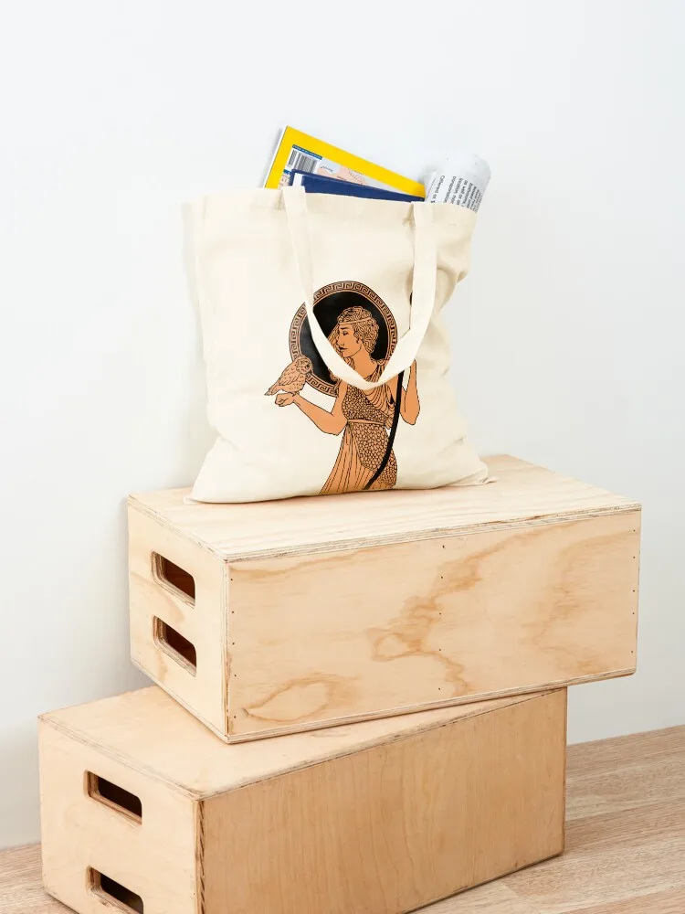 أثينا الفخار حمل حقيبة تخصيص حمل حقيبة المتسوق حقيبة يد المرأة حقيبة قماش حمل