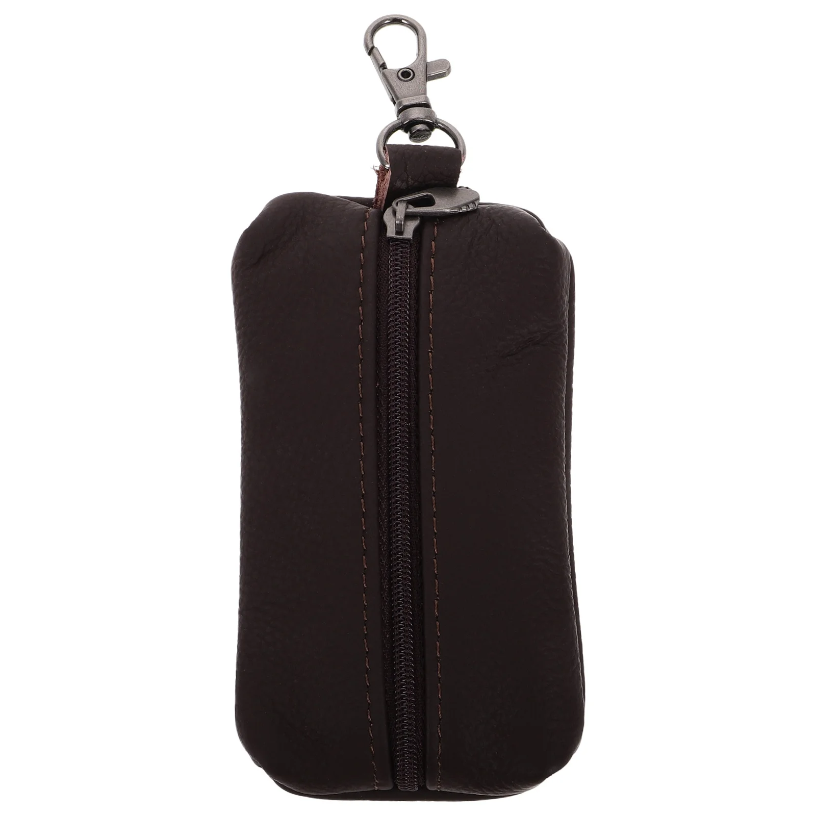 

Unisex Keychain Wallet for Car Keys Cards Holder with Zipper Compact PU Pouch Wristlet Belt Carry Multi-Function Organizer