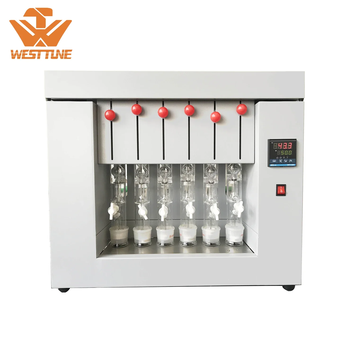 WEST TUNE SZF-06C Laboratory Soxhlet Extraction Milk Fat Analyzer Testing Machine