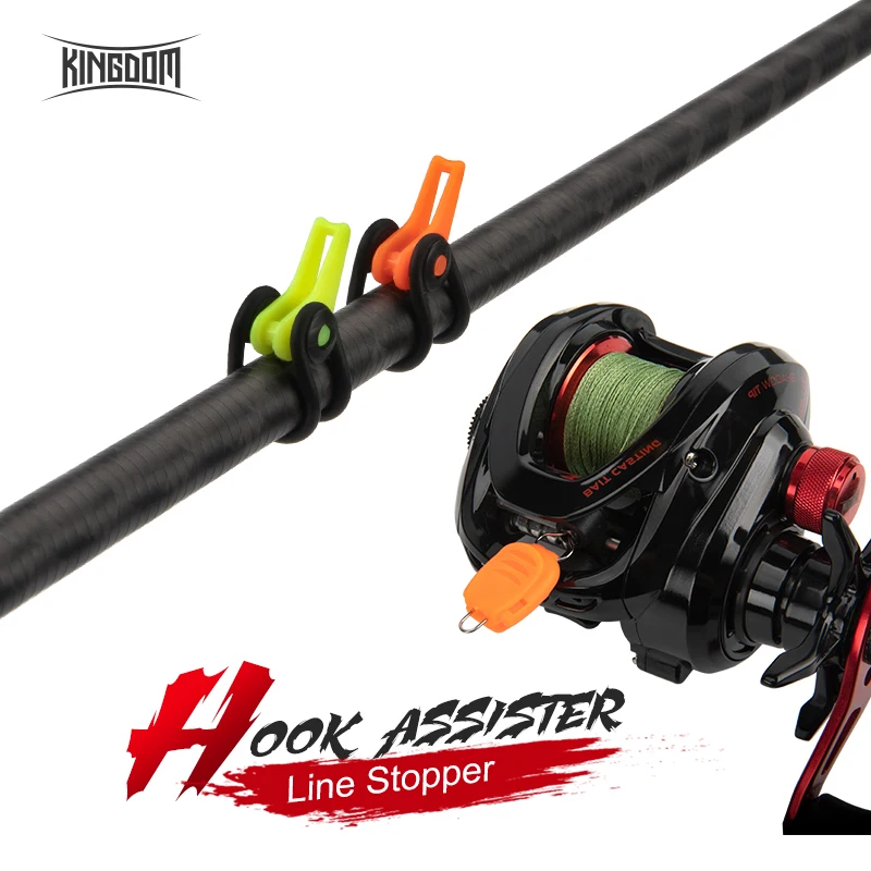 Kingdom Fishing Accessories Hook Holder Keeper Jig Hooks Safe Keep Fishing Rod Safe Throwing Fishing Line Reel Stopper Line Tool