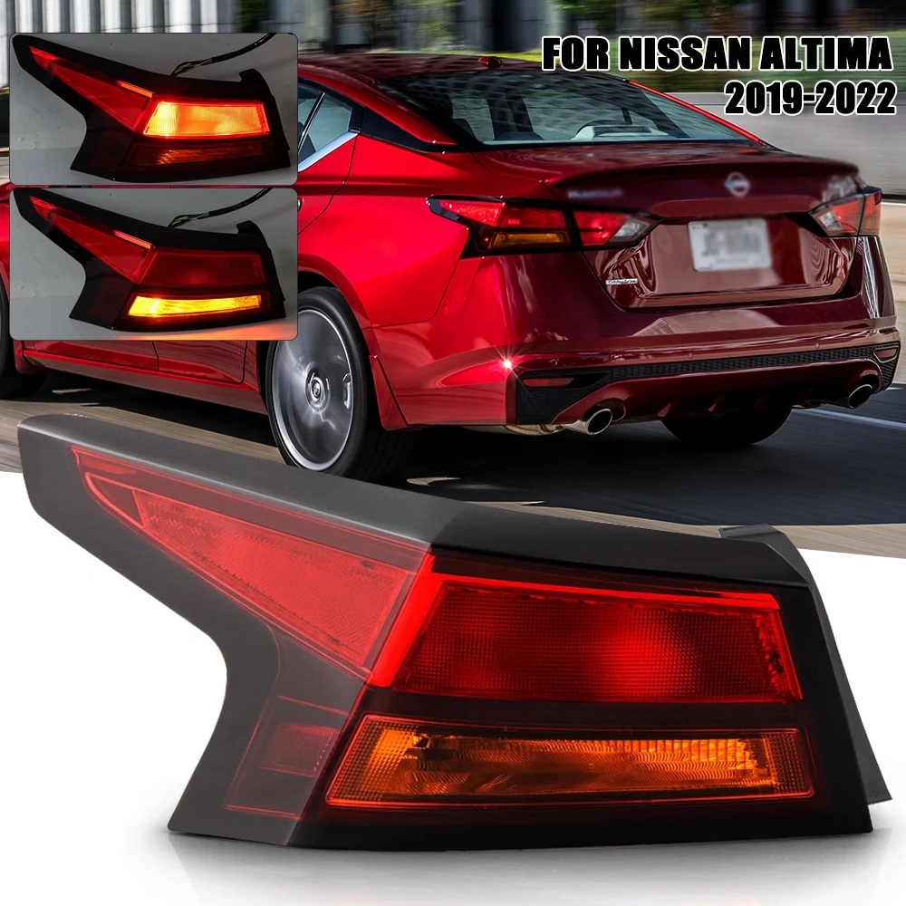 الجانب الأيسر/الأيمن الذيل مصباح لنيسان ألتيما 2019 2020 2021 2022 الخلفية الذيل ضوء مصباح مكبح مع #1