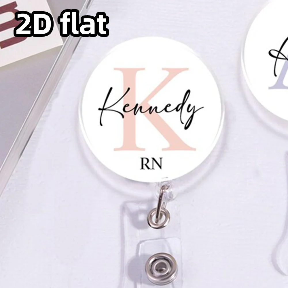 Customized badge scrolls, nursing badge scrolls, nursing student identification scrolls, personalized ID holders