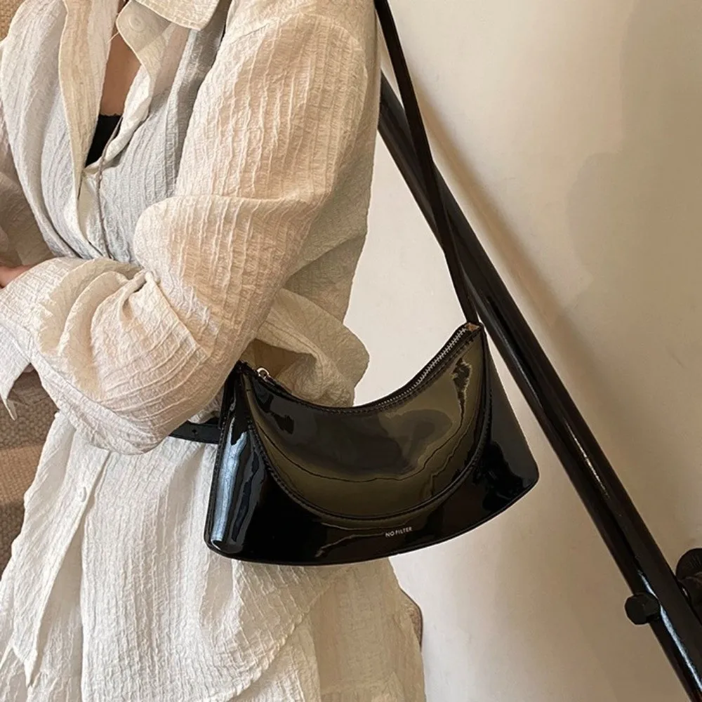 

Сумка-полумесяц из искусственной кожи, универсальная сумка-кошелек, сумка через плечо из искусственной кожи, сумка-мессенджер в корейском стиле, сумка подмышку