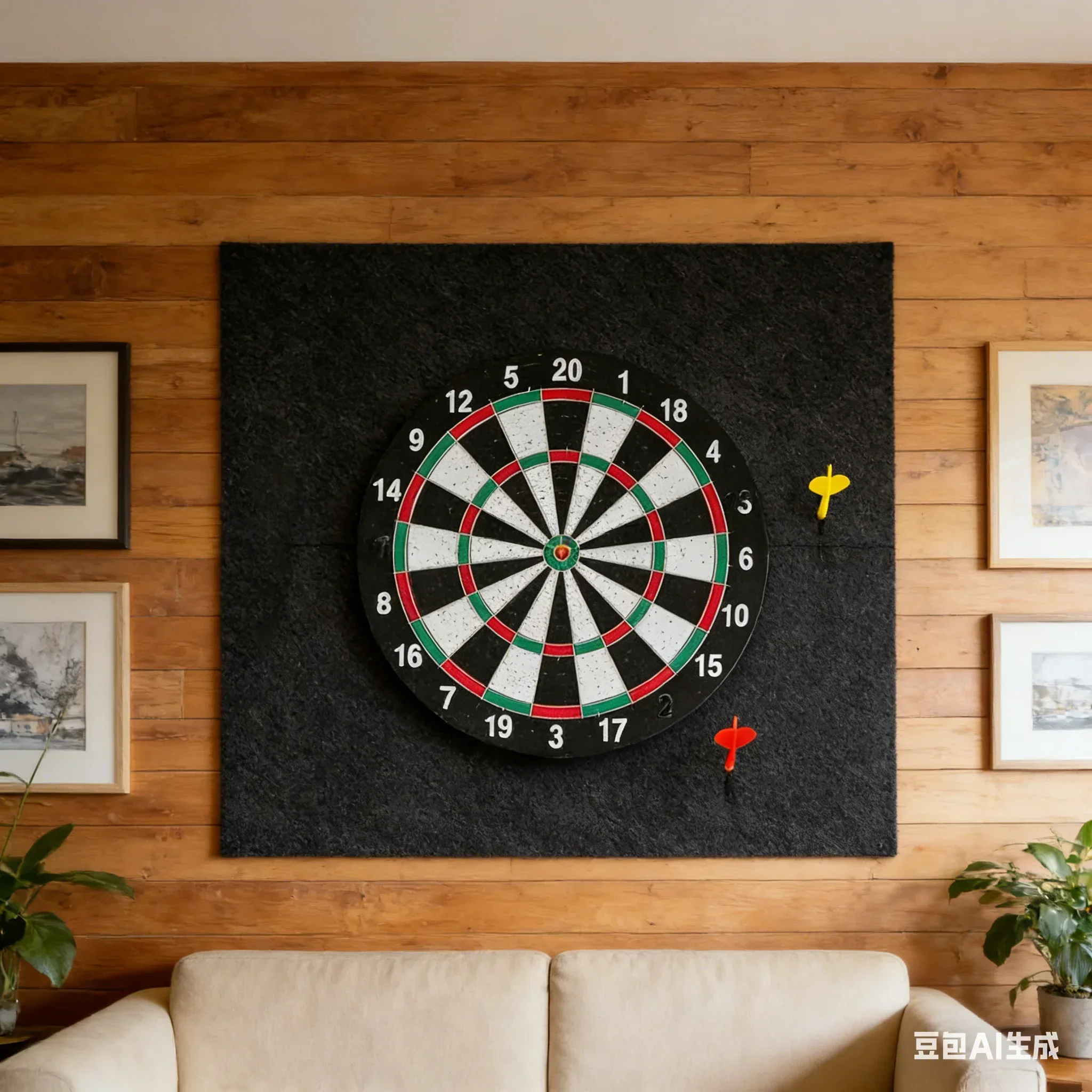 

1 Pc Dart-Board Wall Protector 600/600/900x600x12MM Felt Board Backing Protection Board For Cork-Dart Board Accessories