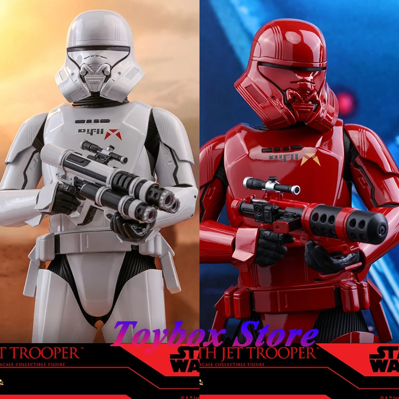 

Hot Toys HT 1/6 MMS561 White Jet Trooper MMS562 Red SITH JET Trooper Action Figure Star Wars Fiction Movie Delicate 12" Soldier