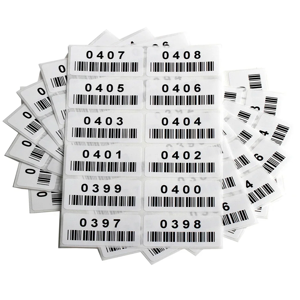 Kercan 240PCS Polyester Consecutive Numbered Label Tags 2\