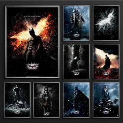 DC Movie Batman The Dark Knight Rises Prints Poster Canvas Painting Modern Wall Art Pictures for Living Room Bedroom Home Decor