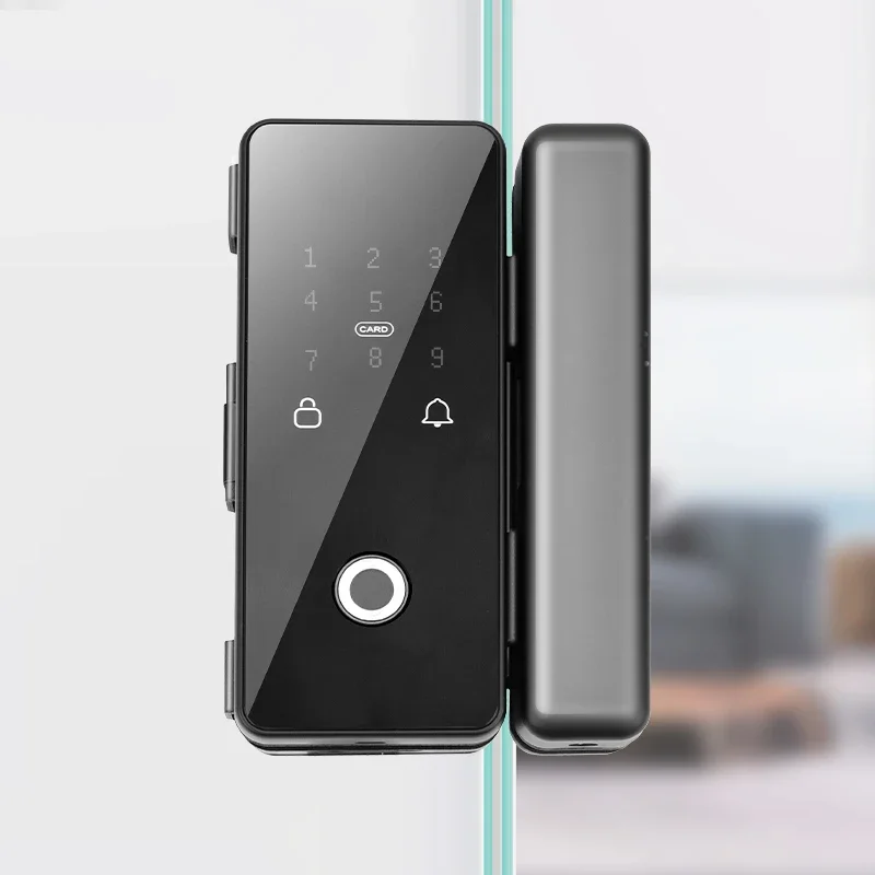 Código inteligente Door Lock com impressão digital, fechadura automática da porta, Keyless, WiFi, Blue Tooth