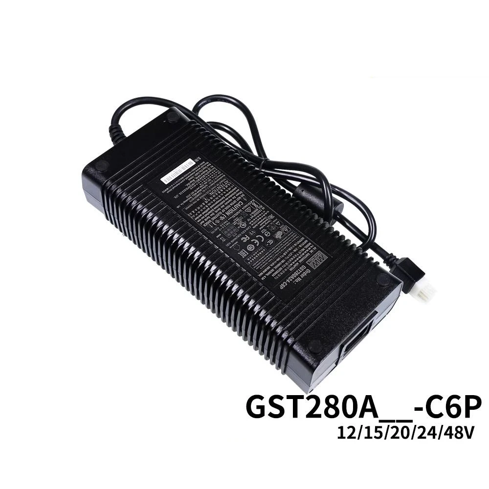 Imagem -02 - Mean Well Industrial ac dc Desktop Power Adapter Gst280a12-c6p 280w Gst280a20-c6p Gst280a15-c6p mw