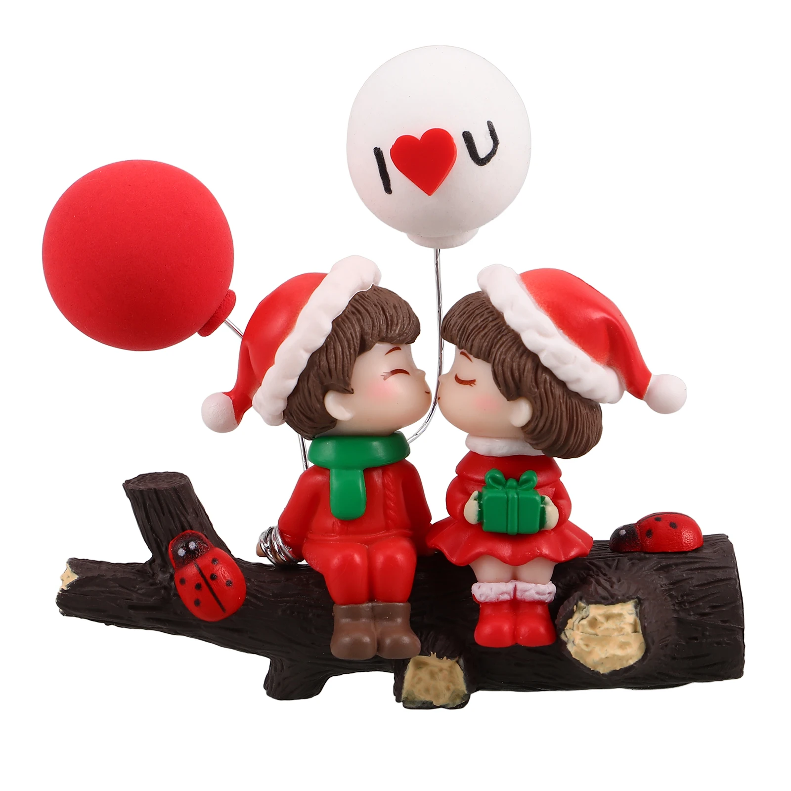 

Cute Cartoon Couple Dashboard Decoration Resin Figurines Wedding Cake Topper Accessories For Women Interior Decorations Easy