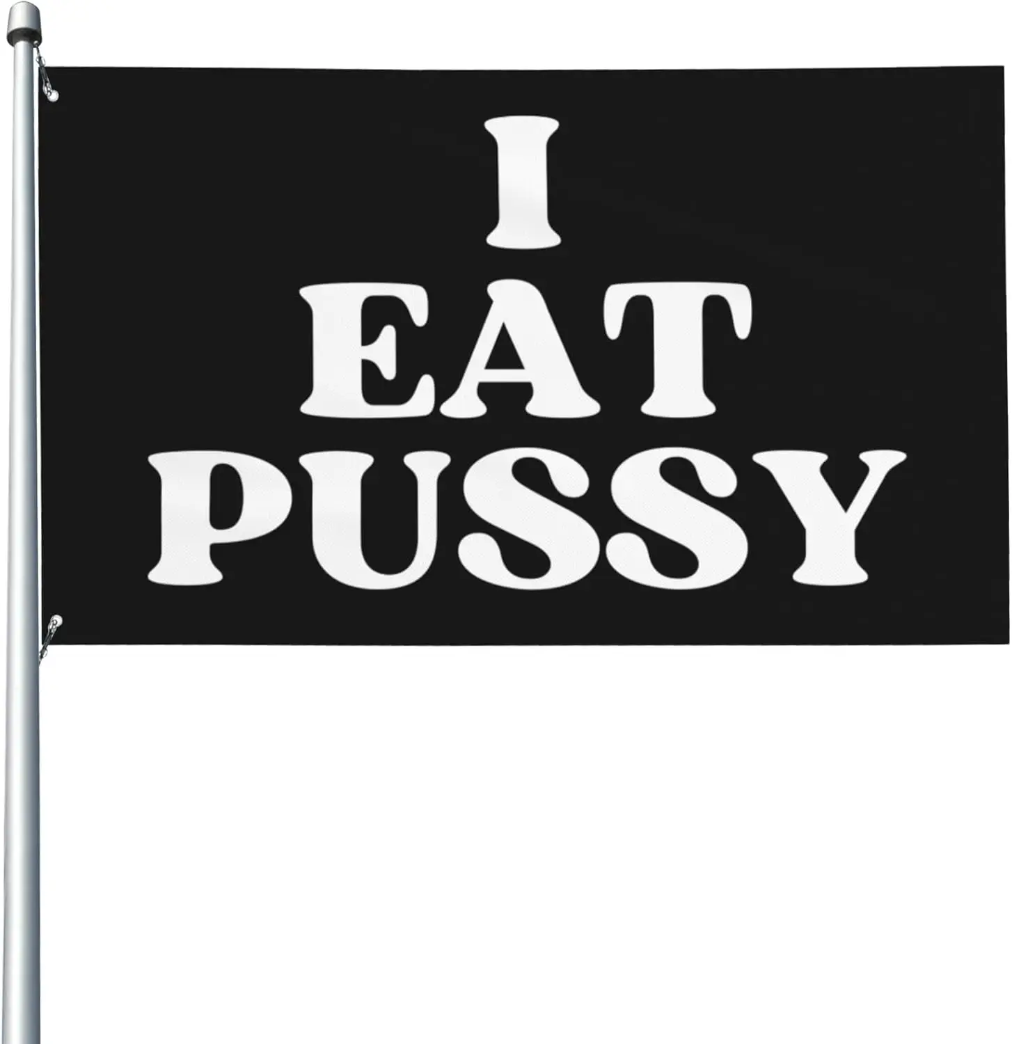 Flagnshow 100% Polyester I-Eat-Pussy Flag