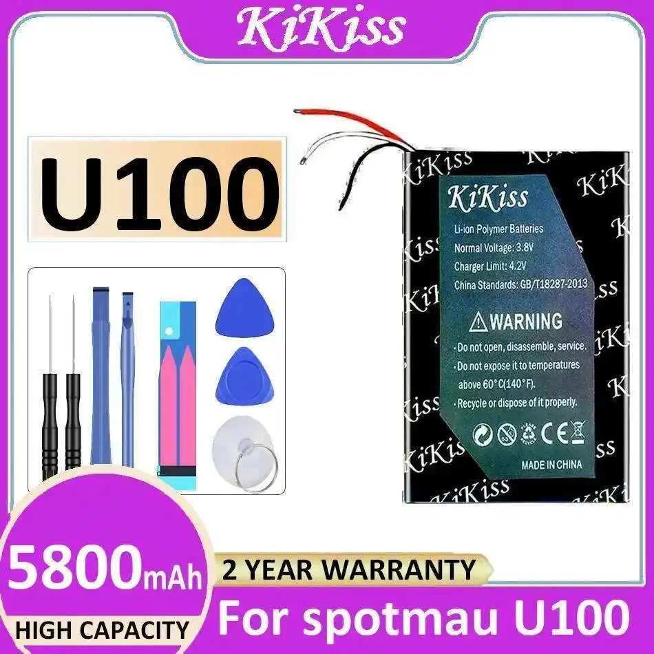 

Long-Lasting Fast Charging 5800Mah For Spotmau U100 Data Recovery Tool Battery