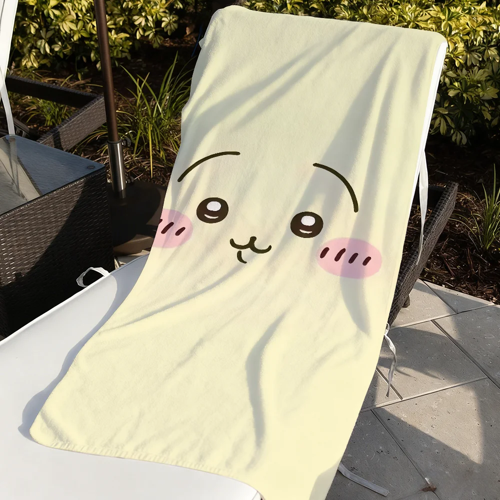 Cute Fun U-Usagi-S Face Towel Quick Dry Soft Yoga Swimming Fitness Mountain Climbing Large Beach Towels