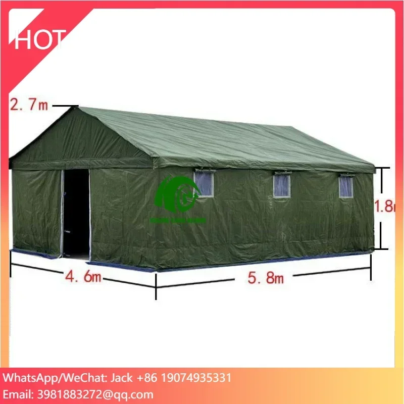 Kango Hot Sale Polyester Cotton Civil Affairs Disaster Emergency Refugee Relief Tent
