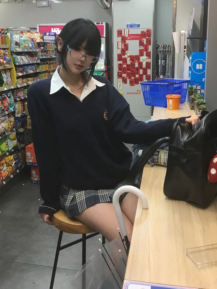 

Tokyo Annual Record JK Uniform Plaid Skirt Short College Style Berlin Spring Women's Fashion Spring Summer Skirt