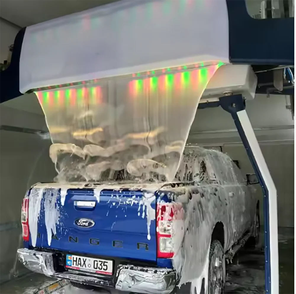 Automatic Car Wash Machine with Remote Control and Touch Screen Panel for Easy Operation