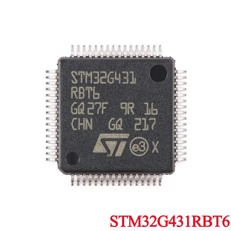 5Pcs/1pc STM32G431RBT6 STM32G431 STM32G STM32 G431RBT6 STM32G431RB LQFP-64 ARM Cortex-M4 32-bit Microcontroller MCU IC