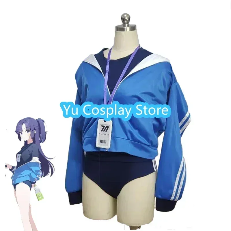 

Yu-Cosplay Hayase Yuuka Cosplay Costume Game Blue Archive Cosplay Women Sexy Gym Suit Coat Shirts Shorts Halloween Uniform