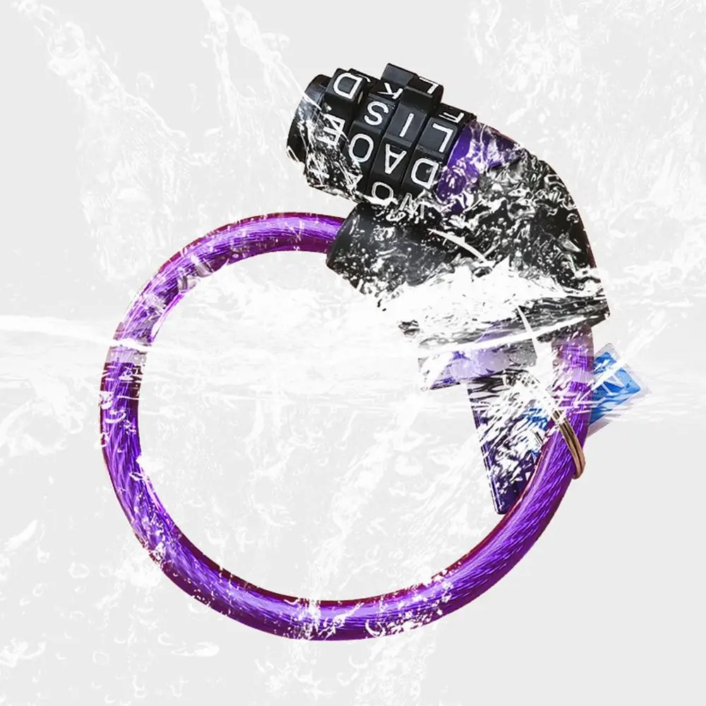Alloy Bike Lock Anti-theft Device Motorcycle Combination Padlock Bicycle Security Padlock Locking Equipment Letter Lock for Bike