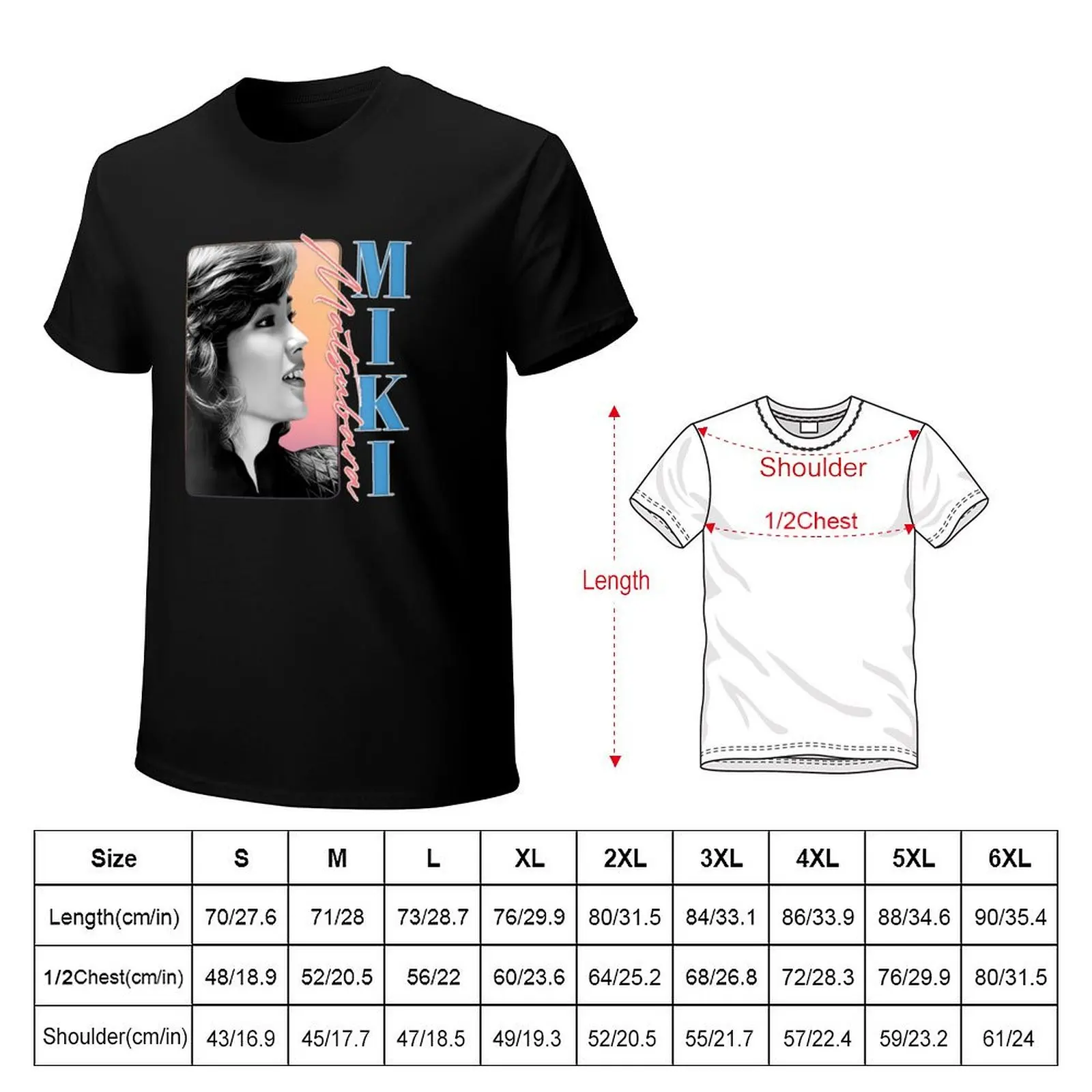 Miki Matsubara T-Shirt tops kawaii clothes shirts graphic tee men