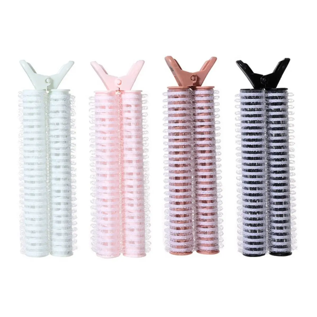 2Pcs Hair Clips Hair Root Lift Clips Heatless Hair Rollers Heatless Curls Curler for Women Flat Hair Lifting Effortless Bouncy C