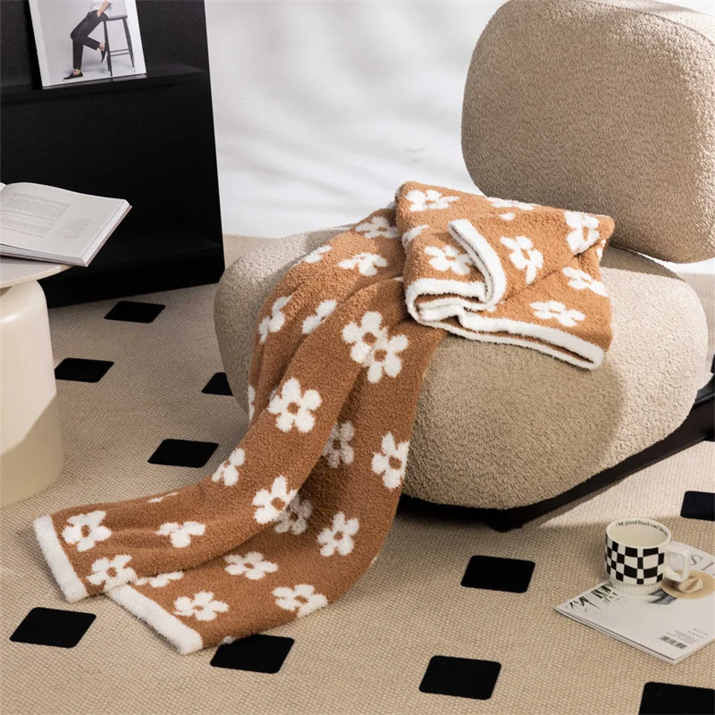 Class A Half Fleece Small Flower Carpet Office Napping Carpet Bed Tail Carpet Decoration Matching Carpet