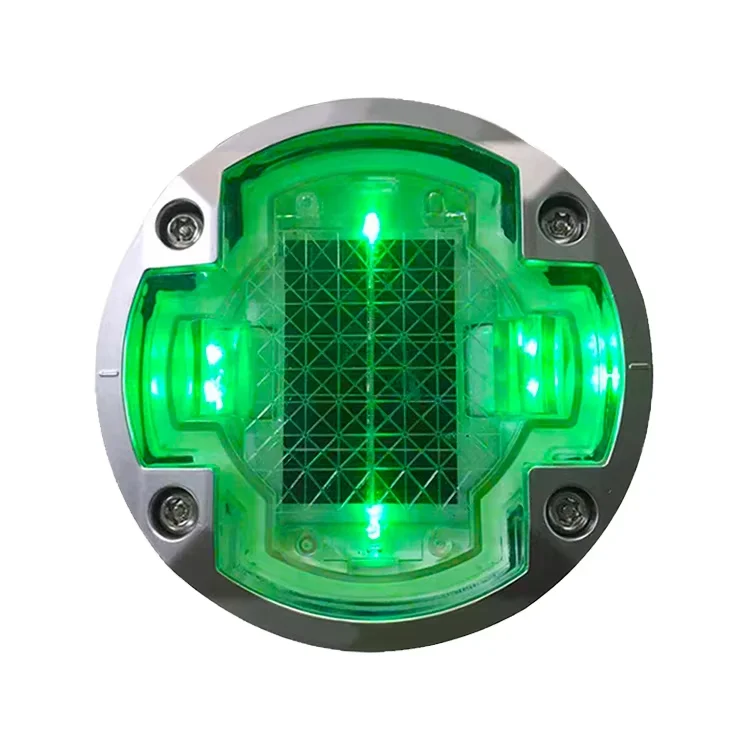 White Reflective Plastic Road Stud IP68 Waterproof Traffic Warning Product