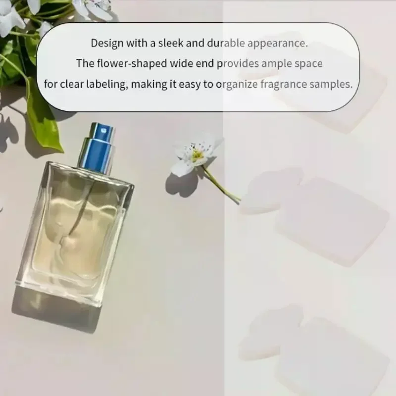 

100Pcs Perfume Test Strips Perfume Blotter Strips Disposable White Perfume Test Paper Strips Multi-use For Essential Oils