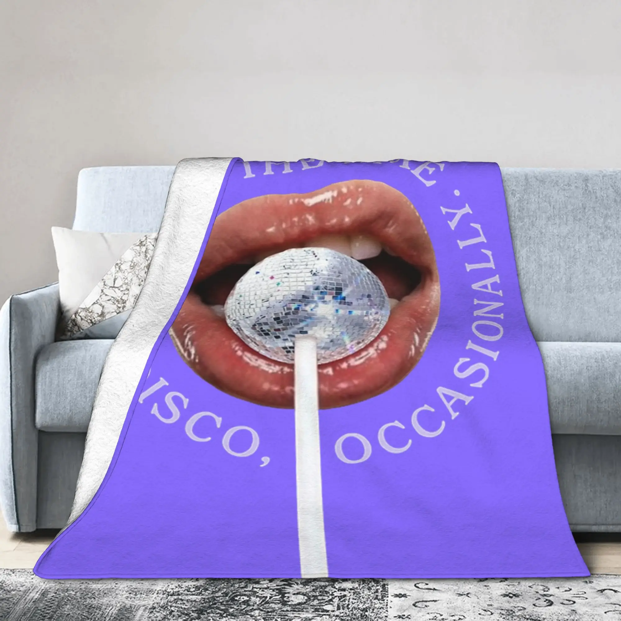 2026 Harrys Kiss All The Time Disco Occasionally Velvet Throw Blanket Styles Blanket for Bed Couch Super Warm Bedding Throws