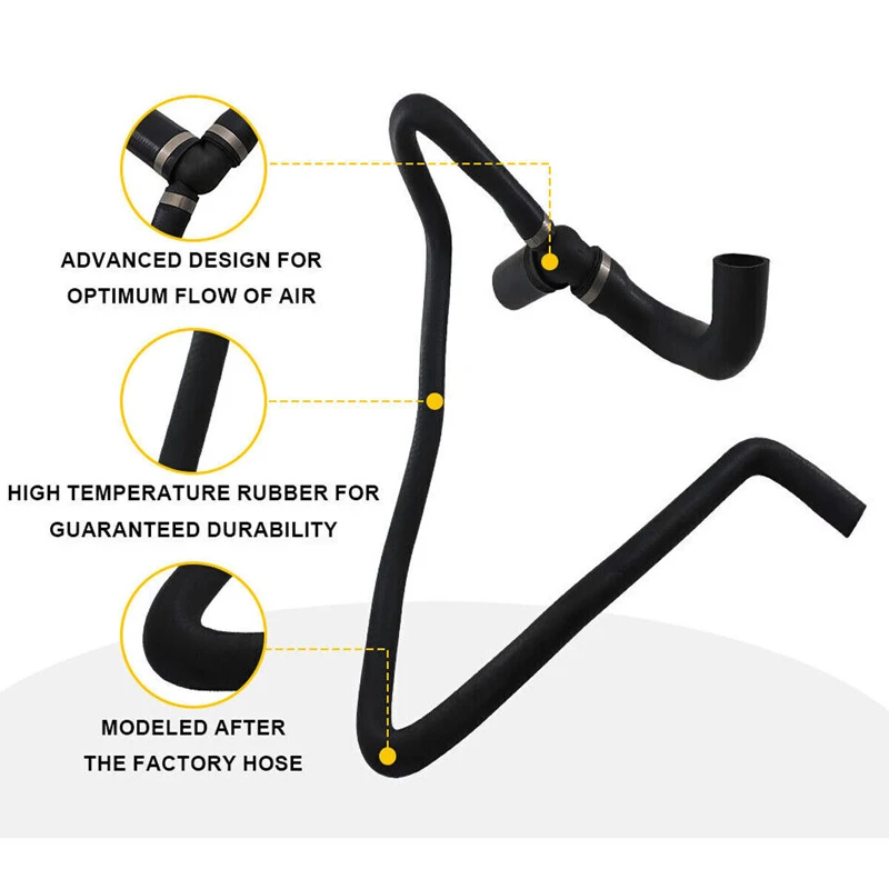 For Vauxhall Opel Astra H Zafira B Engine Radiator Outlet Hose 1.6 1.8 13118272