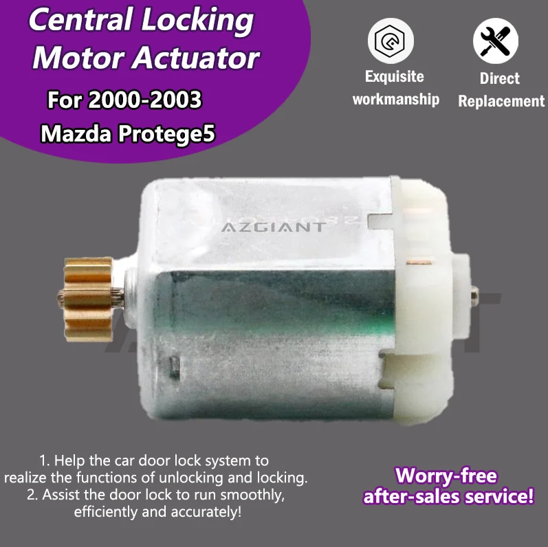 1/2Pcs FC-280 10 Teeth AZGIANT Central Latch Door Locking Direct Current  Motor For 2000-2003 Mazda Protege5 Low Noise HighPower