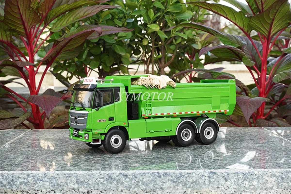 

1/36 Foton для Daimler Auman GTL Muck самосвал инженерный грузовик литая под давлением модель автомобиля грузовик Play Display коллекция подарки