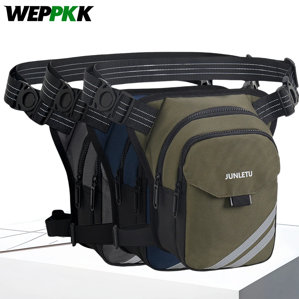 

Уличная мотоциклетная сумка на ногу, мужская и женская тактическая сумка на бедро с ремешком для ног, водонепроницаемая поясная сумка для пеших прогулок, альпинизма, езды на велосипеде