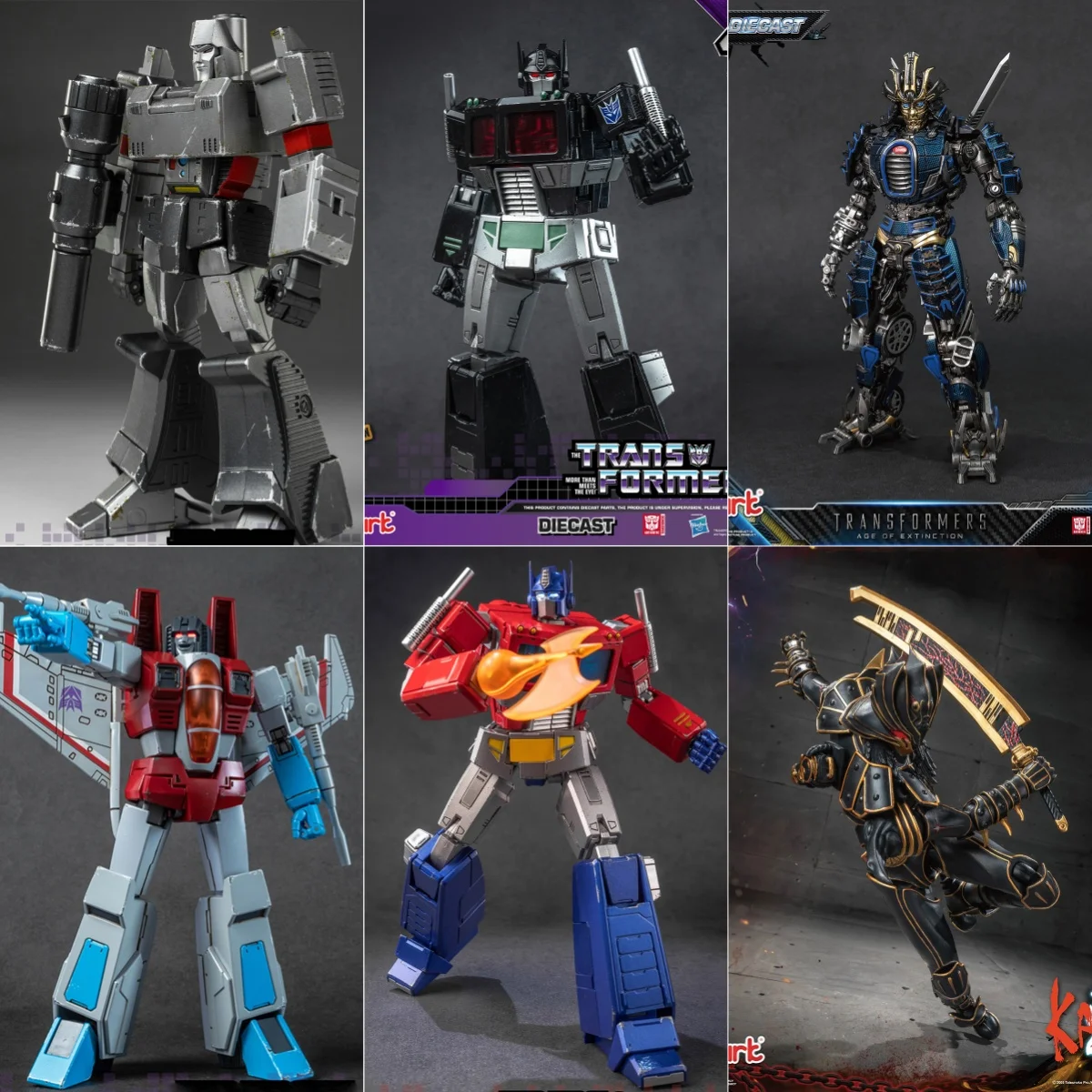 

HIPLAY YOLOPARK Transformer Megatron Starscream Optimus Alloy Armor Dark Skyfall Karas Drift AMK PRO Pre-Assembly Model Kit