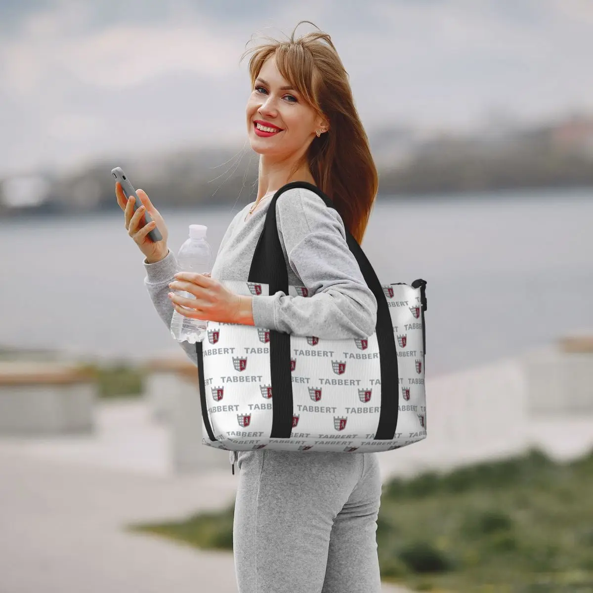 

Custom Tabbert Caravan Beach Travel Bag Large Capacity Tote Bags for Gym Sport Women Shopping Duffle Shoulder Bag
