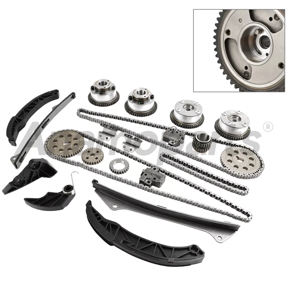 Para 11-13 Hyundai Azera Genesis Kia sedona Sorento 3.3 3.5 3.8 L T V6 24V LAMBDA G6DC DOHC Corrente de distribuição VVT kit 24410-3C300