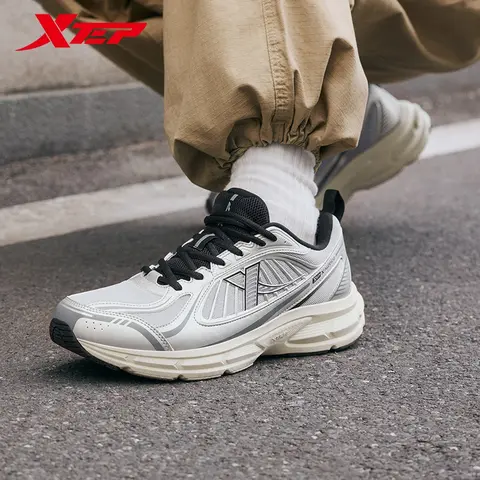 Xtep Juechen 6.0 빈티지 운동화 남성 2025 봄 데일리 레저 스포츠 신발 스트리트 스타일 미끄럼 방지 운동화 875119110027