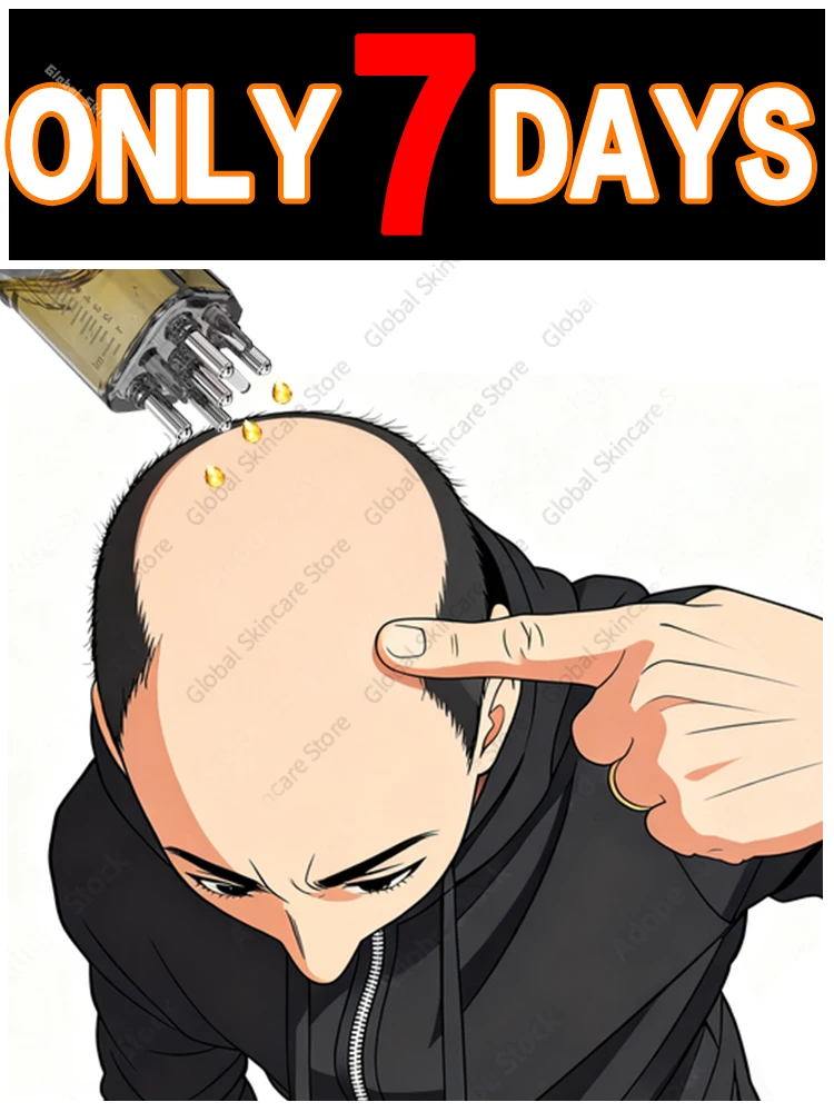 

Awaken hair follicles and make the top of the head more luxuriant