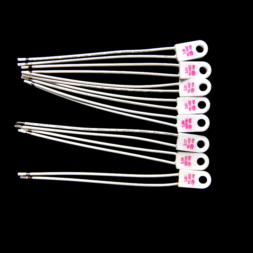 5 pz RH/Tf RH 135C RH 135 Celsius 135 gradi RH135 15A 250V fusibile di temperatura collegamenti termici fusibile di temperatura