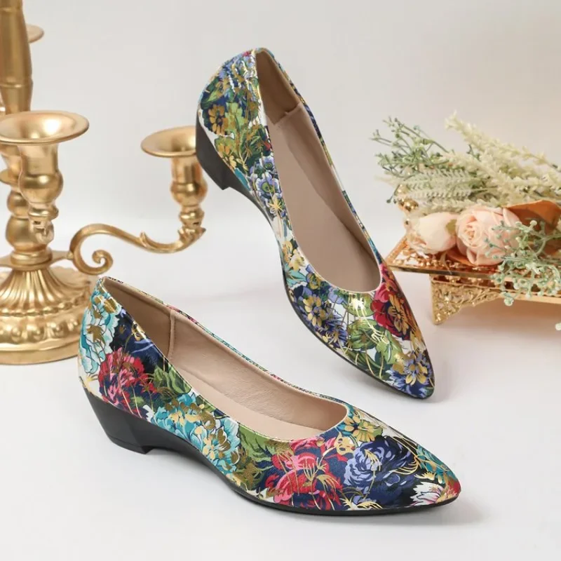 Frühling Herbst Print-Design Spitze Damen Halbhohe Schuhe 2026 Mode Einfacher Stil Outdoor Freizeitschuhe für Frauen – Detail 6
