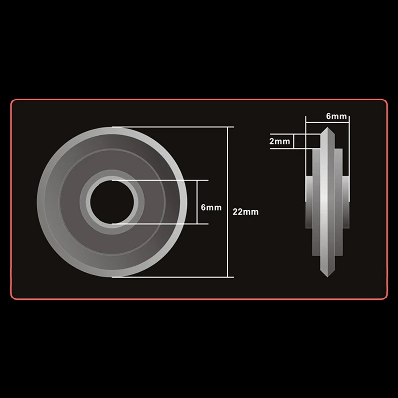 Cutting Machine Bearing Wheel Replacement Wall And Floor Tile Bearing Cutter Wheel, Manual Tile Cutting Accessories
