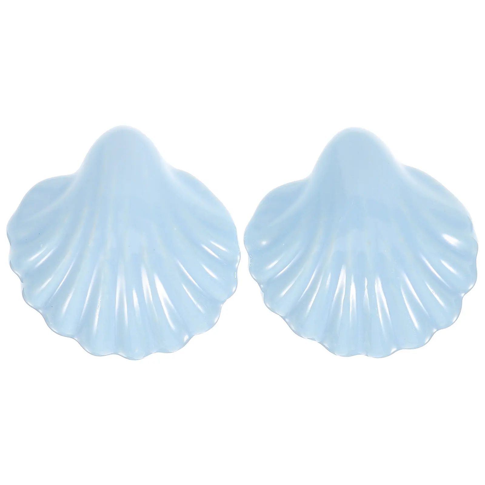 

2 шт. керамические ручки для комода в форме ракушки, современные декоративные мебельные ручки для ящиков и шкафов