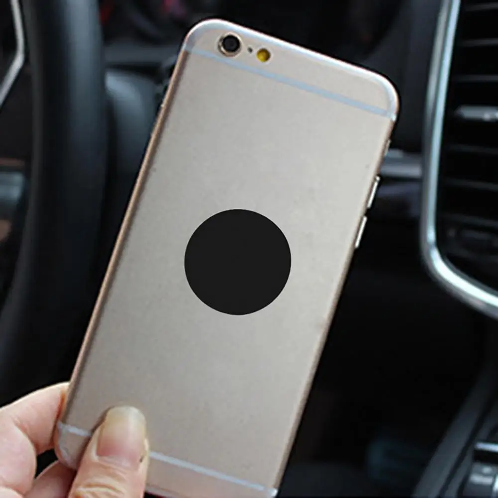 Magnetic Metal Sticker  Long Service Time   Magnetic Iron Sheet Car Phone Holder Magnetic Iron Sheet Sticker