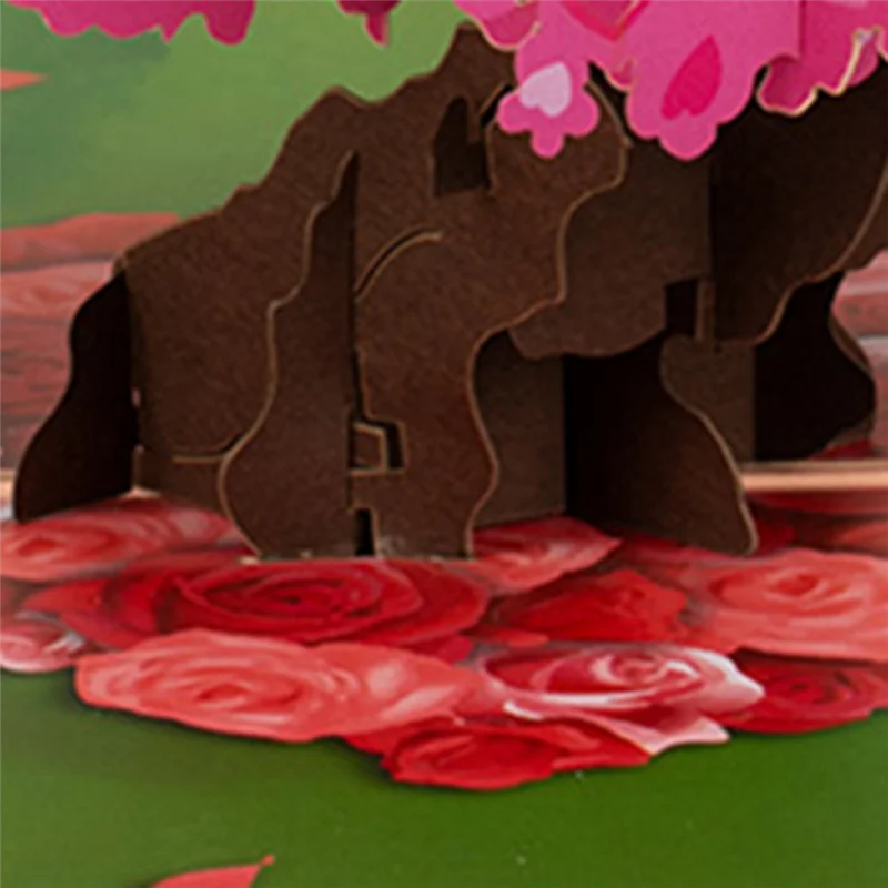 Valentine's Day Up Card, 3D Greeting Card For Valentines Day, Wedding, Anniversary, Engagement, For Man Woman D Easy To Use-