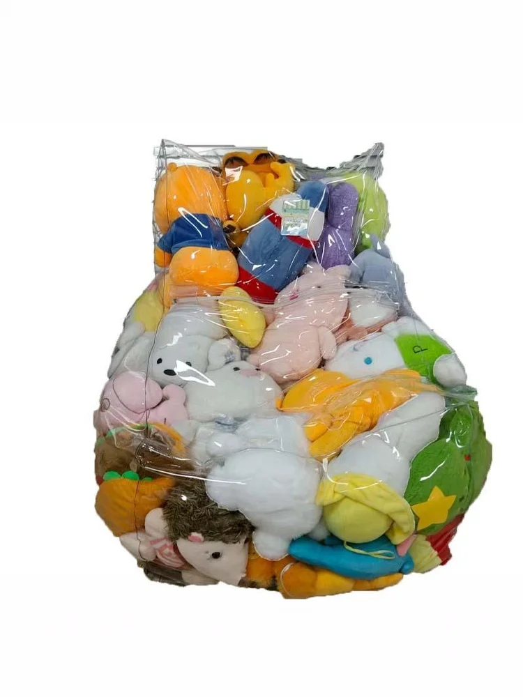 Transparent Children Plush Toys Storage Chair Cover Bean Bag With Zipper Waterproof Capacity Large Doll Storage Bags #5