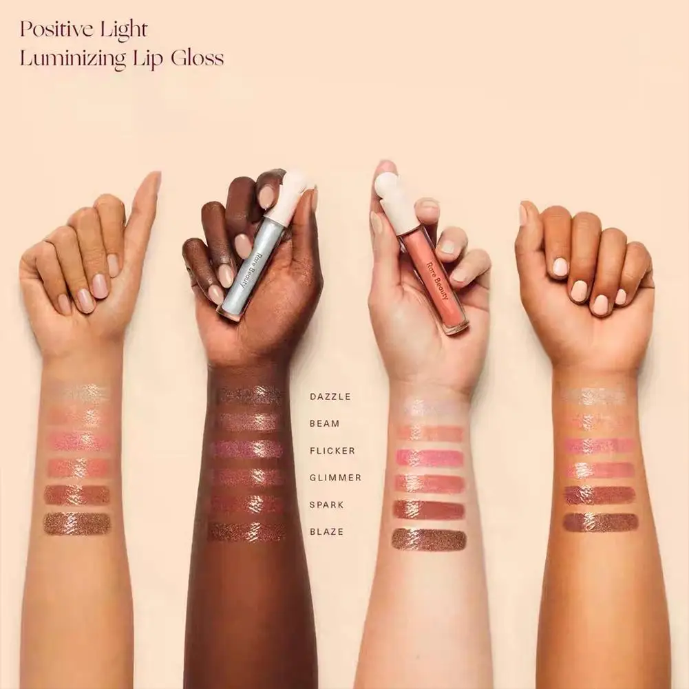 Beleza rara hidratante brilho labial gordo nutritivo essência óleo brilhante espelho lábio esmalte duradouro batom à prova dwaterproof água óleo bálsamo labial