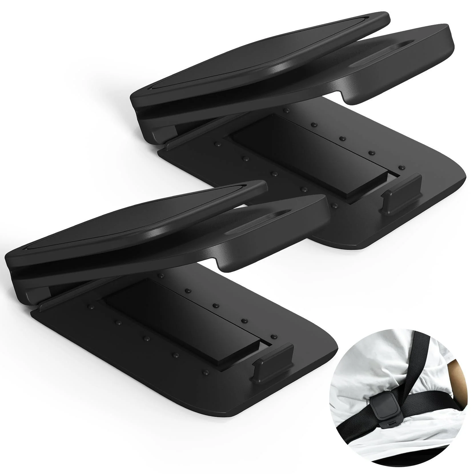 2Pcs Anti-slip Silicone Safety Belt Shoulder Clip Car Seat Belt Positioner Universal Fit All Cars
