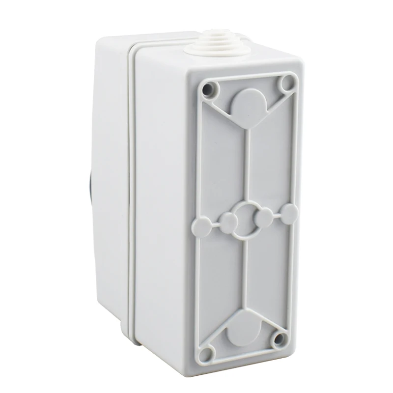 HT-2 IP65 Waterproof Distribution Breaker Box Panel Installation 2 WAY PC ABS Plastic Outdoor Electrical MCB Solar Junction Box image 6