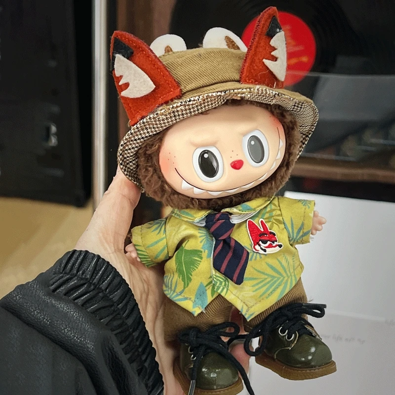 

For Labubu Clothes Anime Figures Standing Sitting Party DIY Baby Clothes Dolls Cute Pendants Decorative Accessories Gift Toy